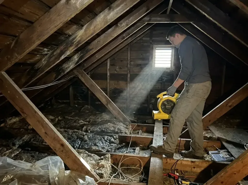 attic-water-damage-drying-proc-007 — frequently asked questions, Emergency Water Extraction & 24/7 Flood Response in Bangor,…